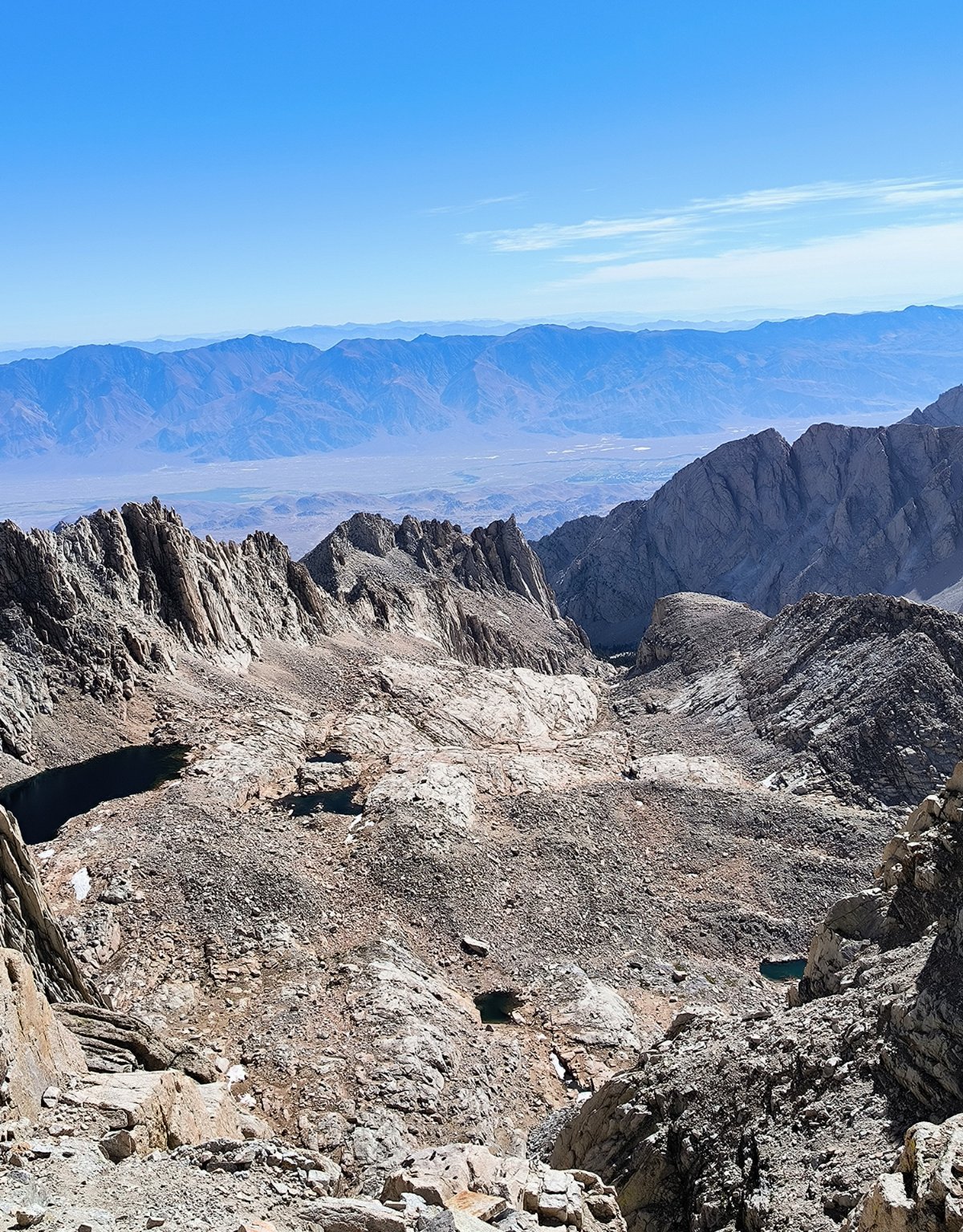 Bishop bis auf den Mount Whitney