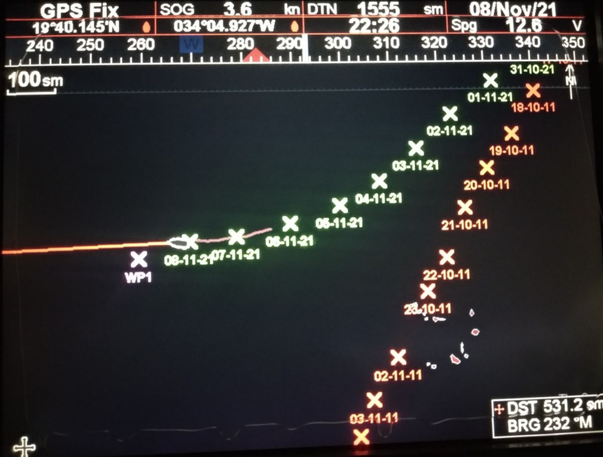 Atlantik-Überquerung 2. Woche